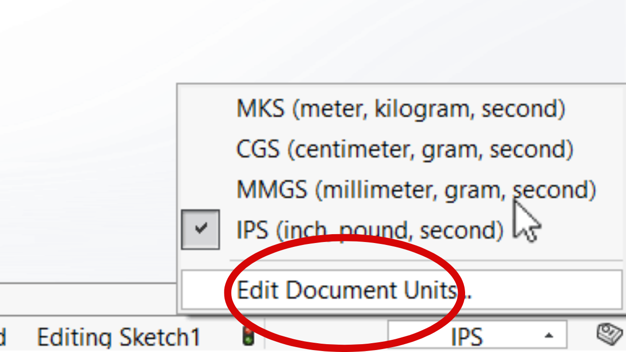How to change units in solidworks solidworks tutorials