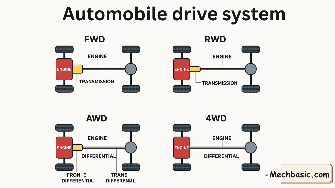 Automobile Drive system- Everything you need to know