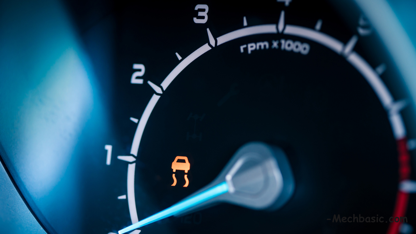 vehicle dynamic control warning light