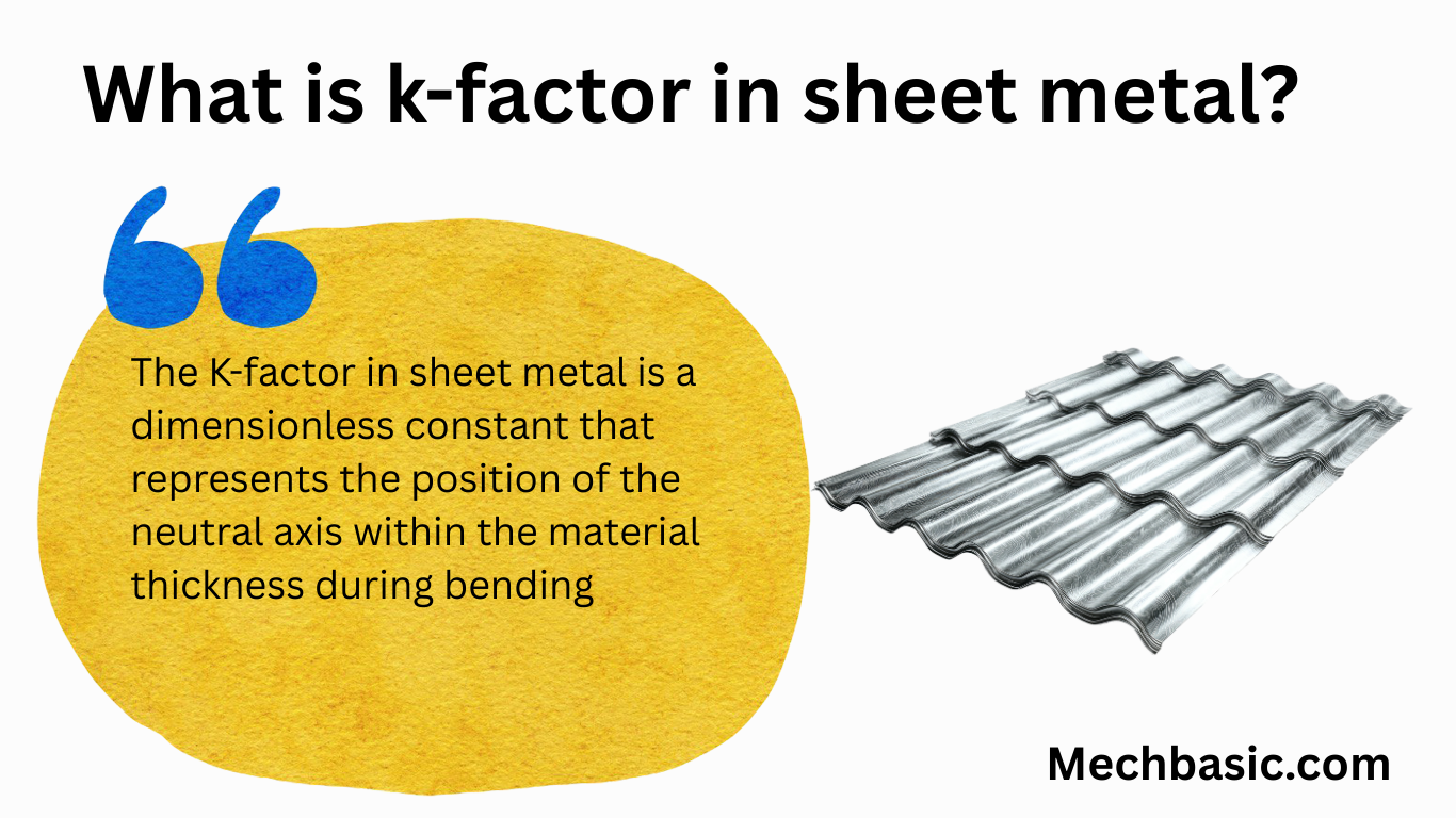 What is the k-factor in sheet metal?