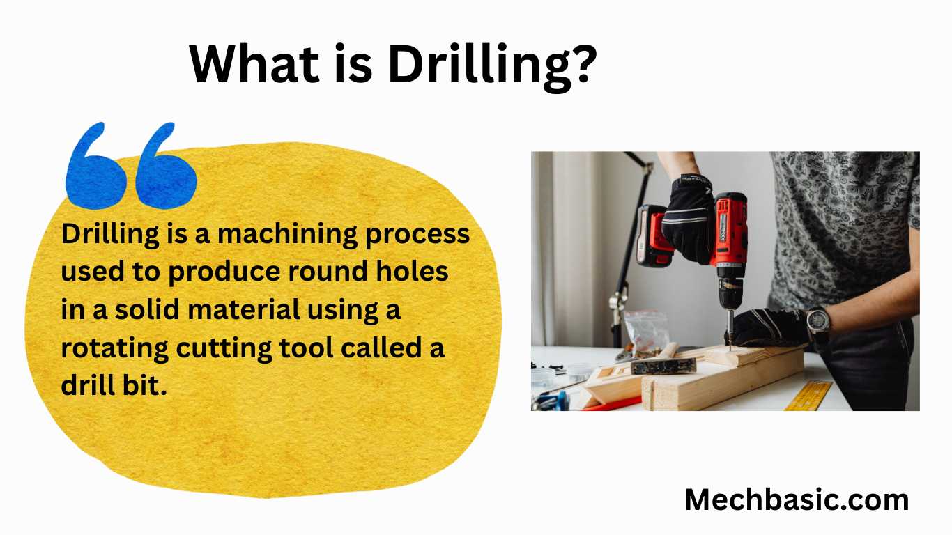 Drilling process in manufacturing » MechBasic.com
