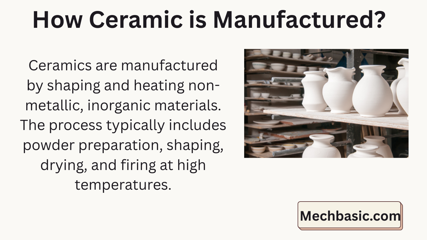 How ceramic is manufactured?