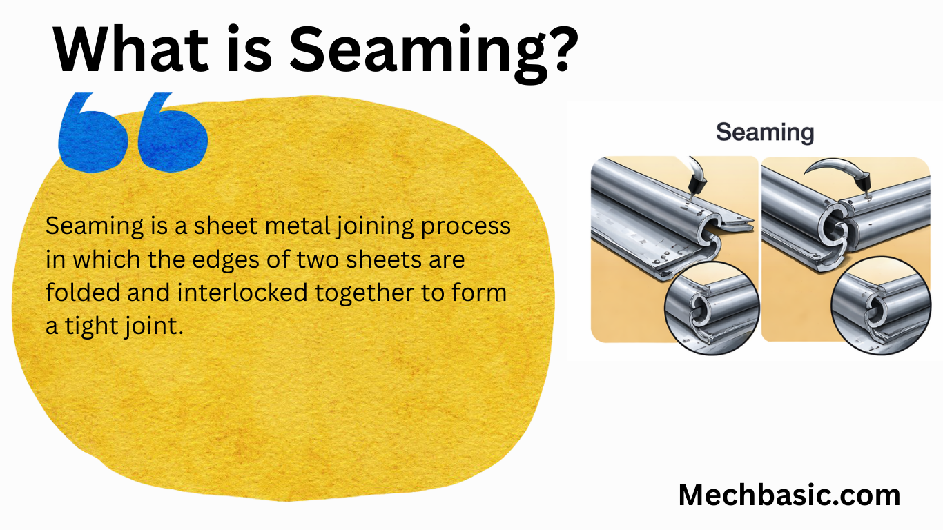 Seaming-Sheetmetal Operations-Everything you need to know