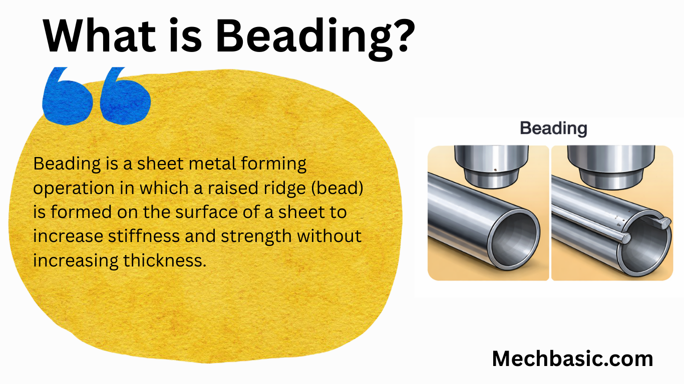 Beading-Sheetmetal operations-Everything you need to know
