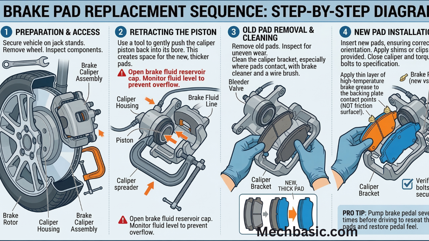 How to replace brake pads?