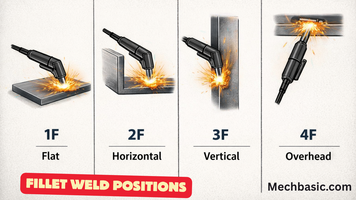 What is f1, f2, f3, f4 in welding?