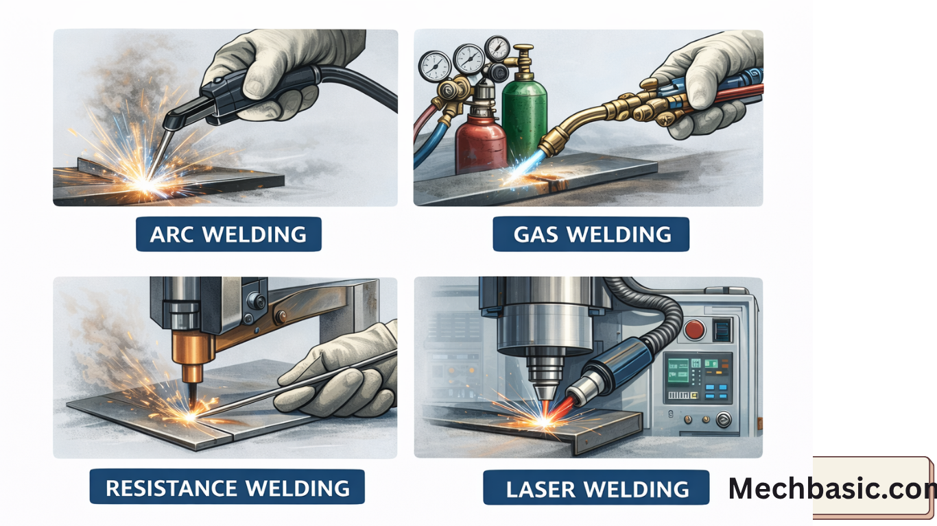 4 types of welding-Everything you need to know