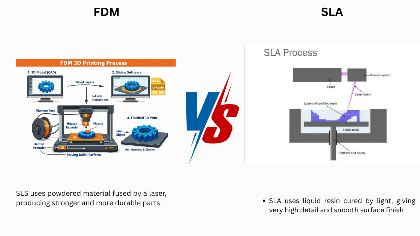Is SLA or FDM better?-Differences you need to know