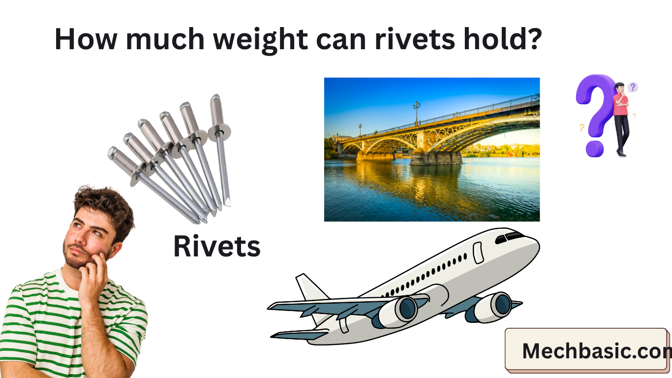 How much weight can rivets hold?