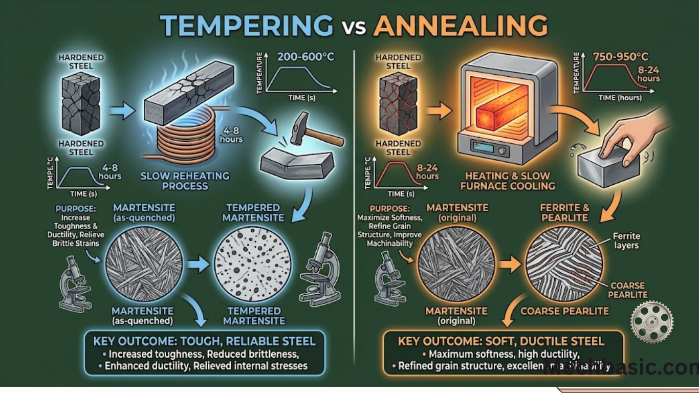Tempering vs Annealing-Everything you need to know