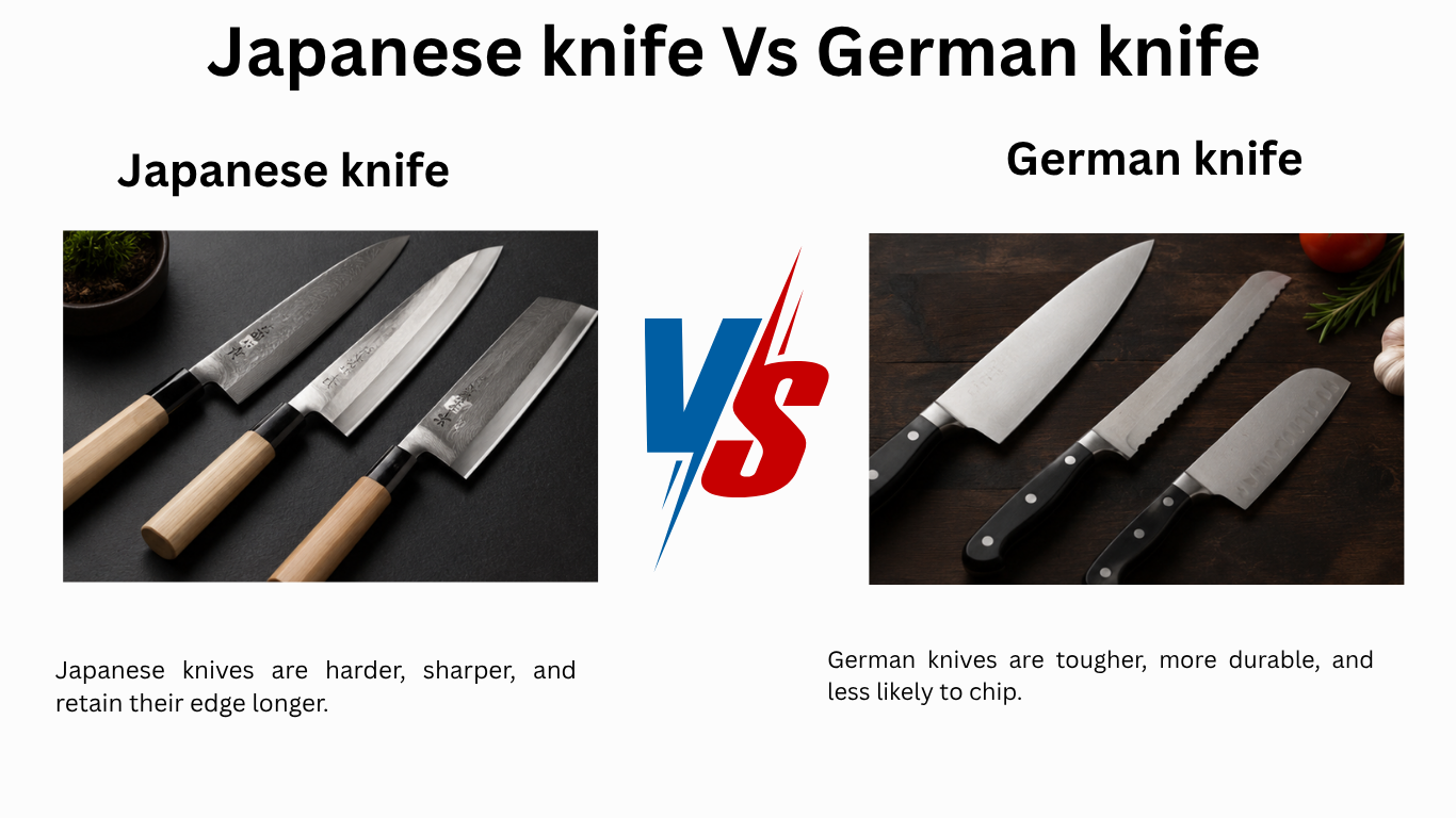 Japanese Vs German Knives-10 Differences you need to know