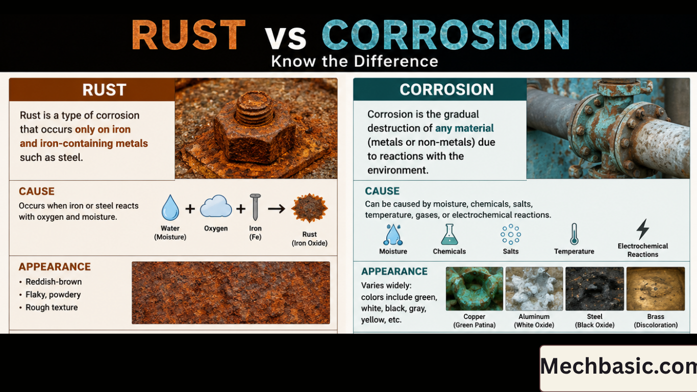 Rust Vs Corrosion-Differences you need to know