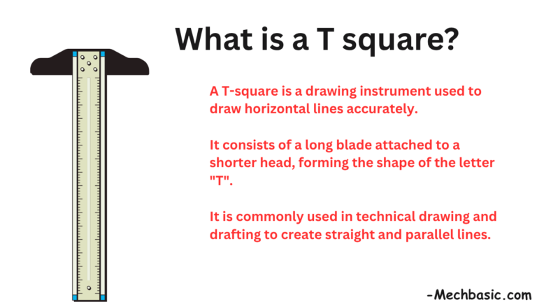 T Square Scale T square-Everything you need to know » MechBasic.com