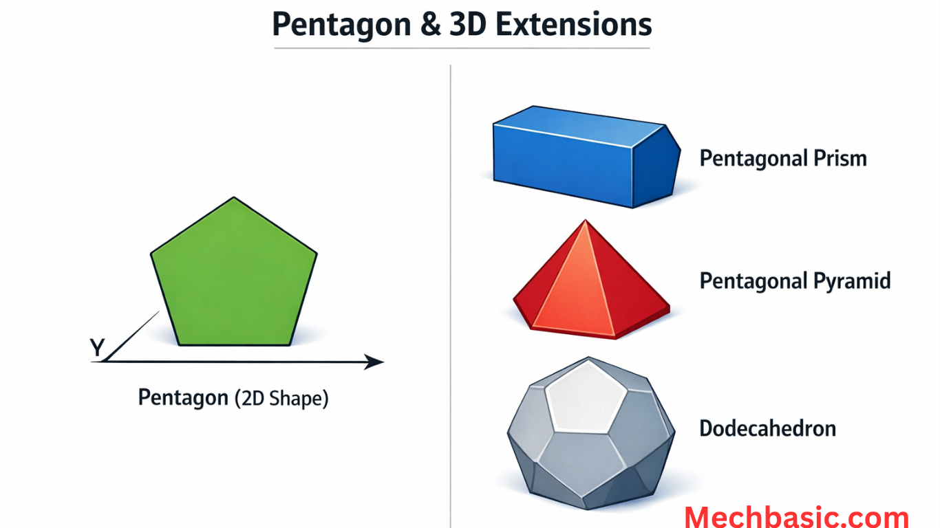 Is a pentagon 2D or 3D?-Everything you need to know
