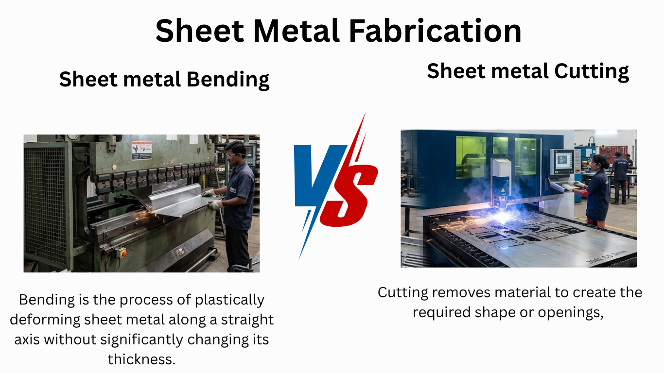 Sheet Metal Fabrication: Bending and Cutting Processes.
