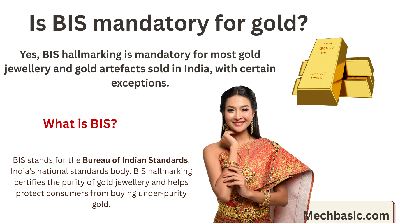 Is BIS mandatory for gold?
