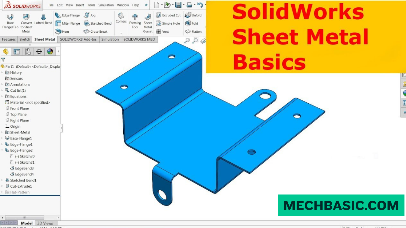 Solidworks sheetmetal-Everything you need to know