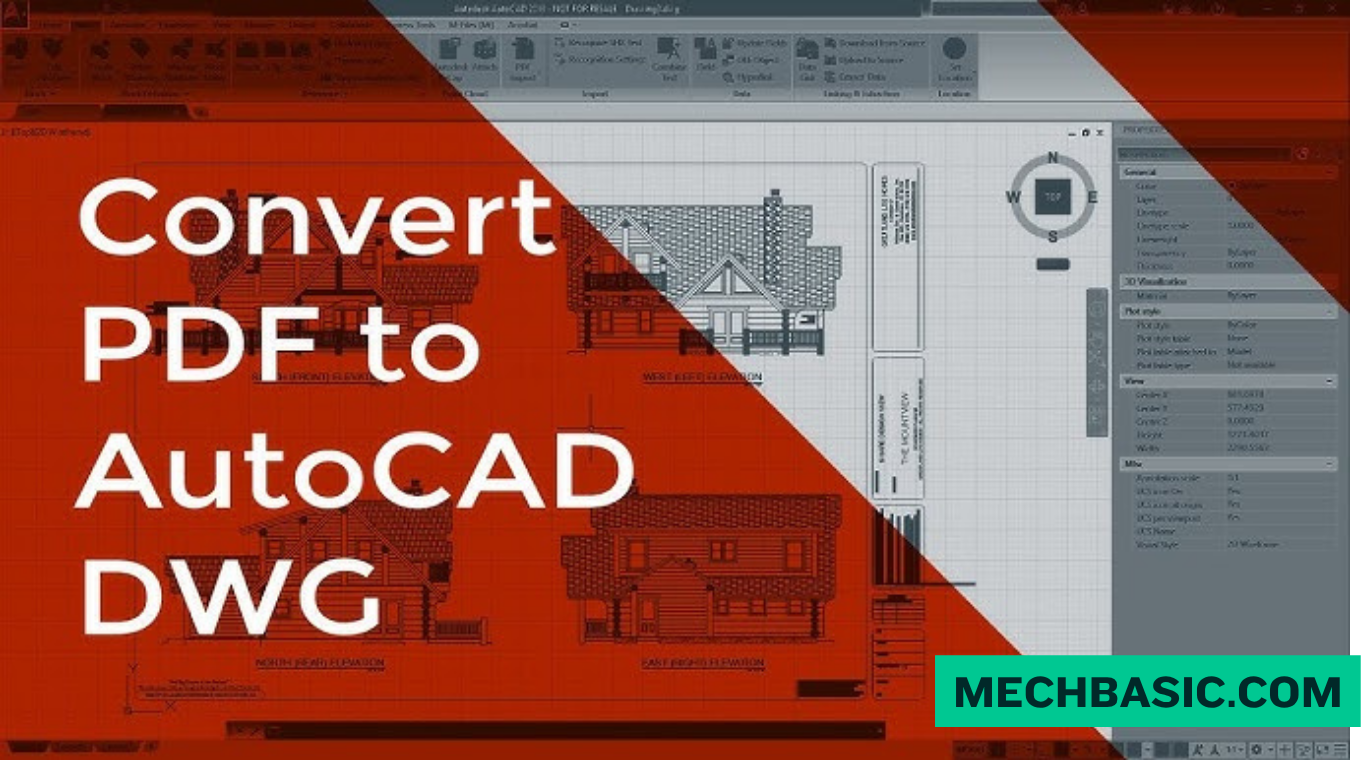 How to convert PDF to AutoCAD drawing