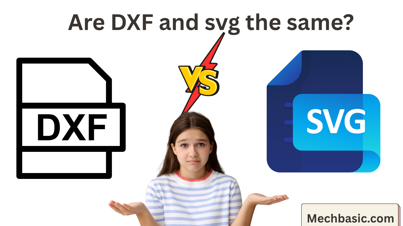 Are DXF and svg the same?