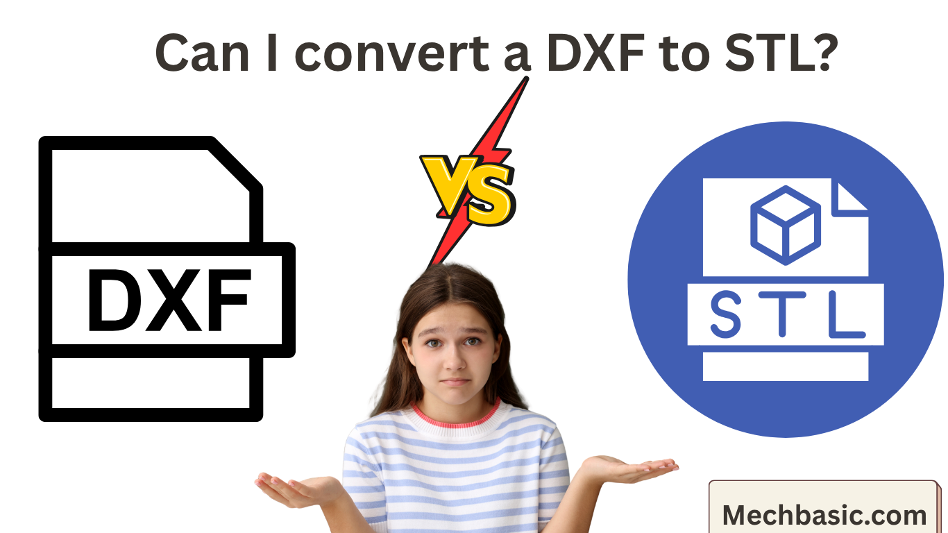 Can I convert a DXF to STL?