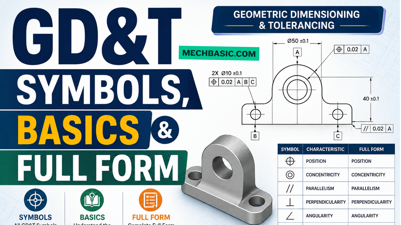 GD&T Symbols, Basics and full form