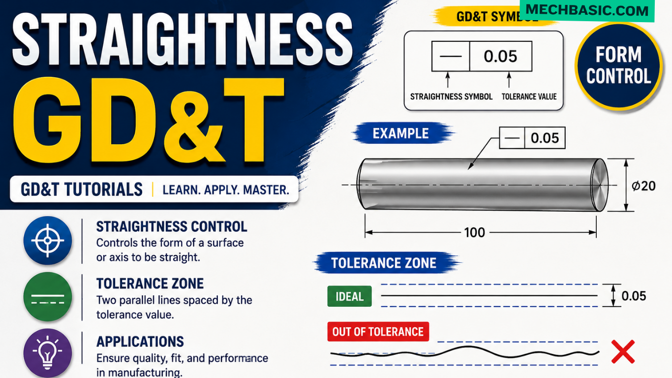 Straightness-GD&T | GD&T Tutorials